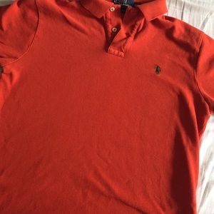 Orange Ralph Lauren Shirt
